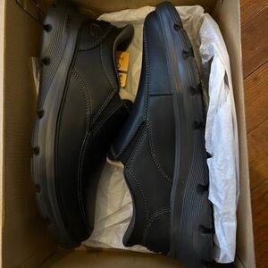 NIB Skechers Men's Black Hands Free Slip-ins Loafers Relaxed Fit Step-In Archfit